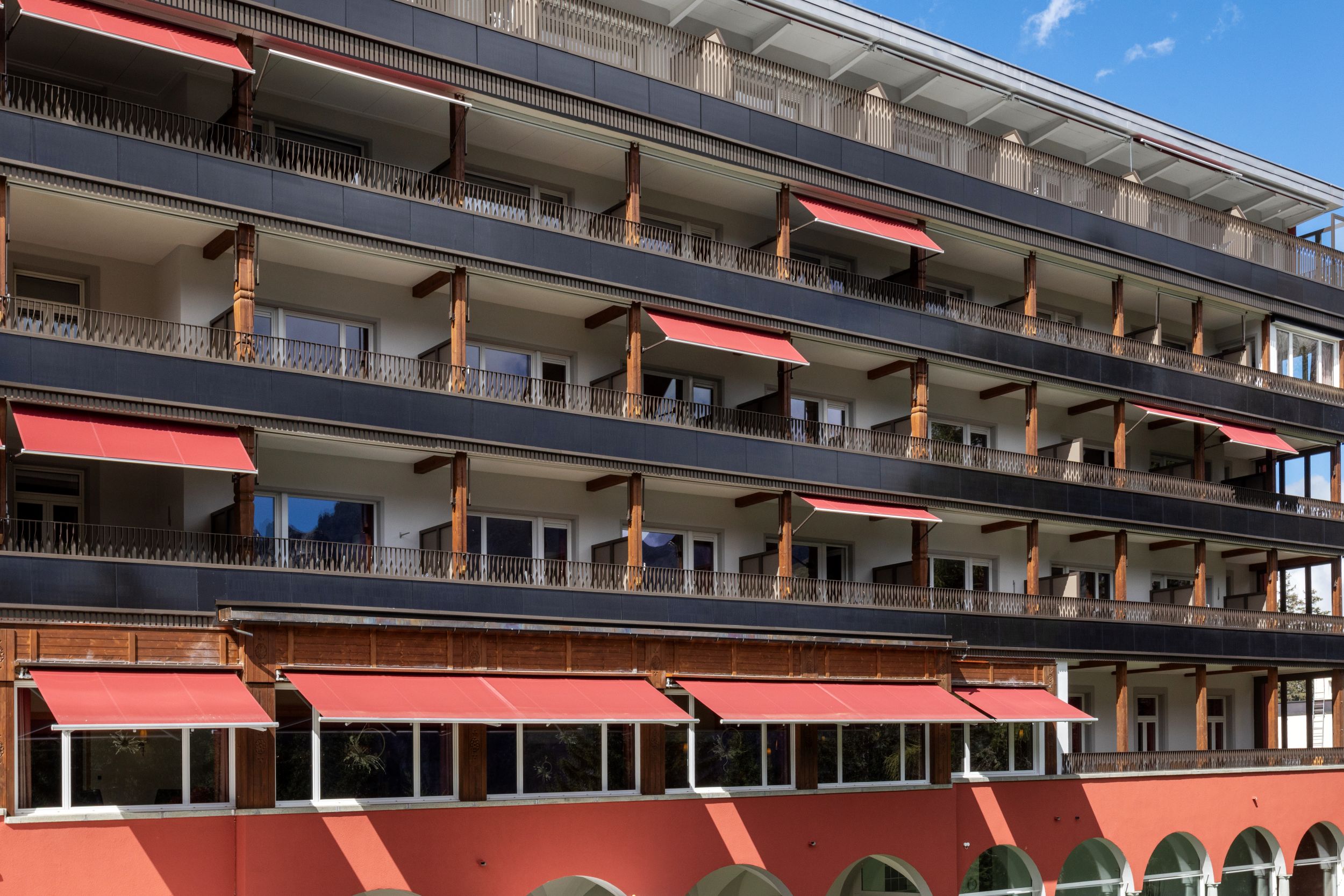 Hotel Fassade Blatter's Arosa